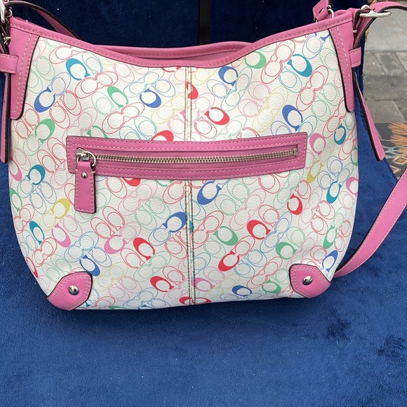 Coach F16481 Chelsea multi-color pink pastel monogram crossbody - Picture 2 of 14